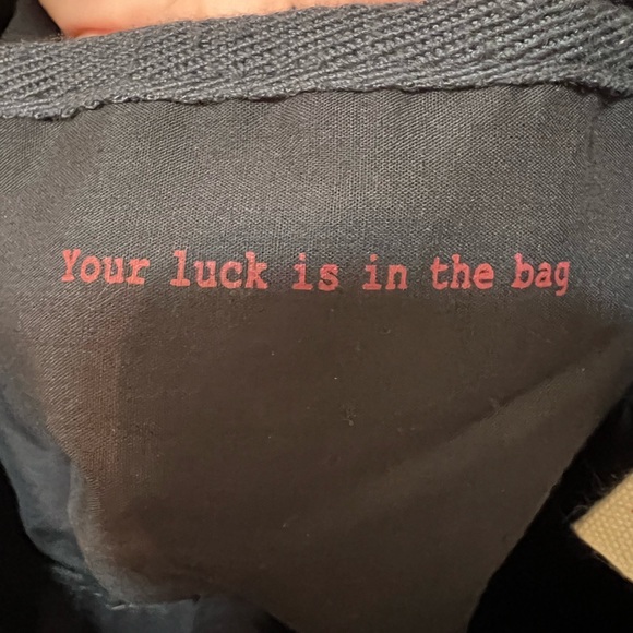 Lucky Brand Tie Dye Leather & Canvas Tote Bag - Picture 9 of 9